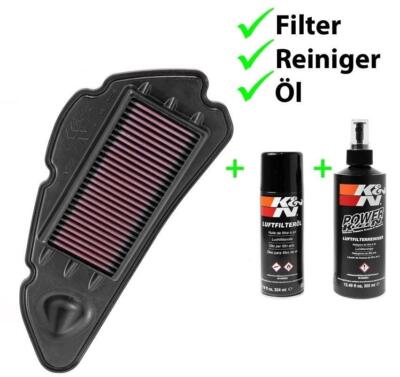 K&N Set Luftfilter + Reiniger + Öl