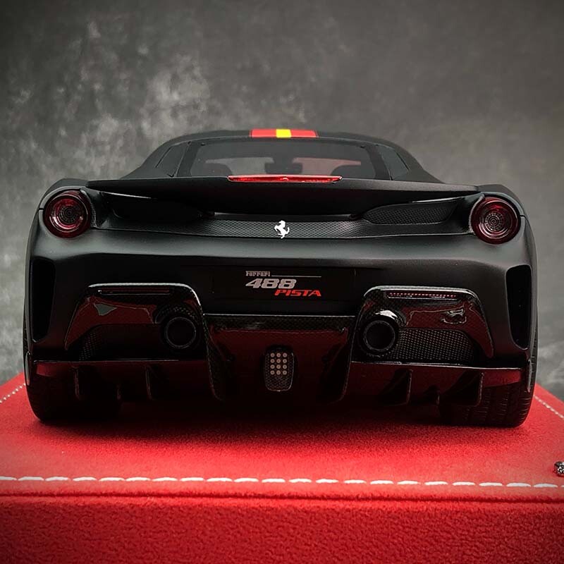 Rare MR 1:18 Ferrari 488 Pista Car Model Collection Matte