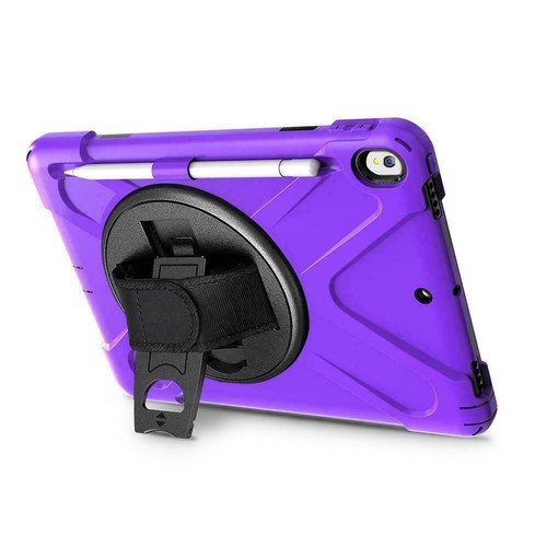 Shockproof Armor Heavy Duty Case Cover with Shoulder strap For Apple iPad models - Picture 12 of 20