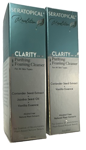 Lot Of Two! 4 Oz. Each Seratopical Revolution Harmony Purifying Foaming Cleanser - Picture 4 of 7