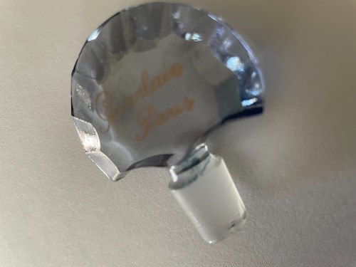 Vintage Guerlain Shalimar Crystal Perfume Bottle, pre 1980s no markings - Picture 12 of 13