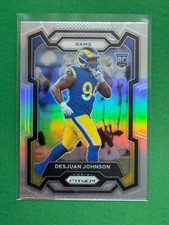 2023 Panini Prizm Football Silver Parallel #356 Desjuan Johnson RC