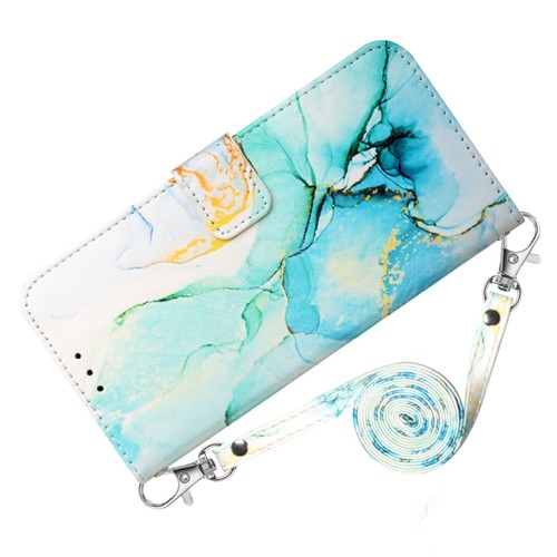 Marble Leather Wallet Lanyard Phone Case for Nokia C20 G300 6.3 1.4 G10 X20 - Picture 15 of 18