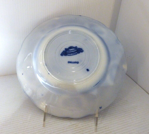 Hard To Find Antique Wedgwood & Co Corinthia Flow Blue Bowl - Picture 2 of 11