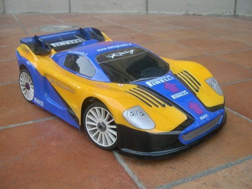 0407 Carrozzeria body RC scala 1/10 MASERATI MC12 RALLY-TOURING - Picture 2 of 4