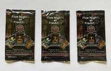 Lot of (3) 2016 FNAF Trading Card Packs – Scott Cawthon | Five Night at Freddy's