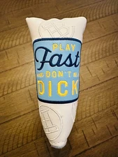 TBC The Buck Club Play Fast, Don't Be a Dick blade headcover NOOB
