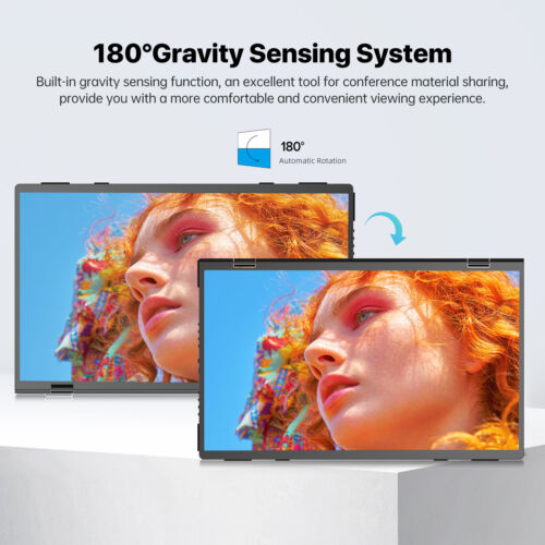 UPERFECT 15,6" 1080P Tragbarer Dual-Monitors Typ C Für Laptop Extender Display - Bild 5 von 10