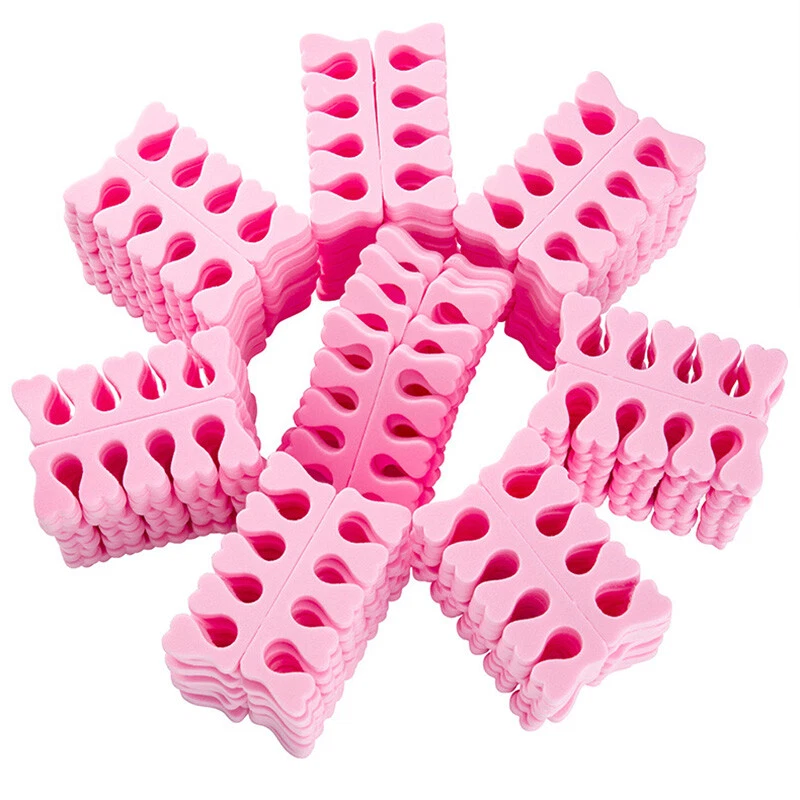 50pcs Nail Art Toes Separators Fingers Soft Sponge Manicure Pedicure Gel UV Tool - Image 4 of 4