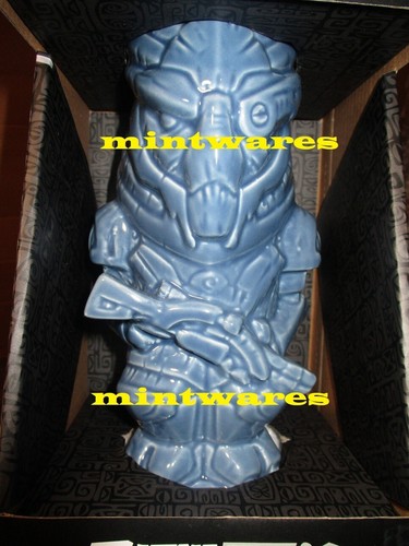 Mass Effect Garrus Vakarian Turian Blue Glaze Geeki Tiki Hawaiian Mug 19 oz NEW - Picture 2 of 7
