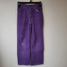 Vintage 70s 80s Levi's Girl's Purple Corduroy Pants
