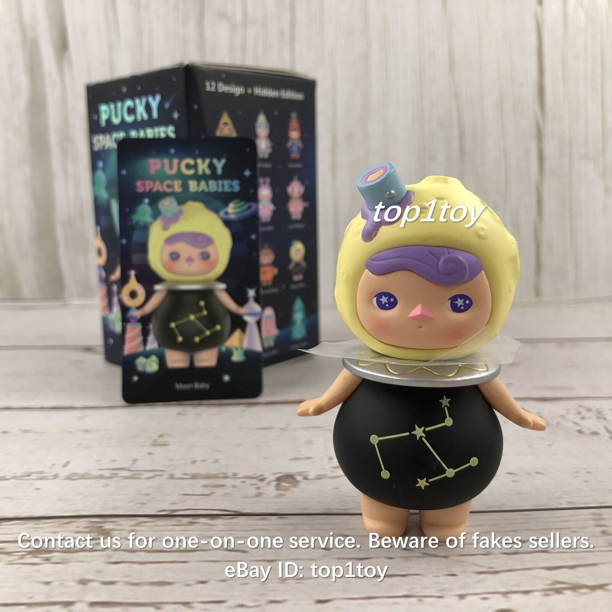 POP MART PUCKY Space Babies Moon Baby Mini Figure | eBay