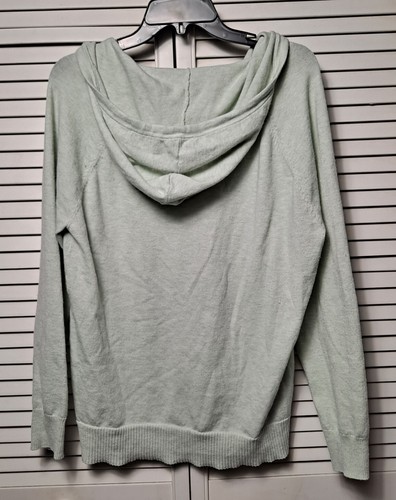 Sudadera con capucha D&Co Denim & Company para damas gris brezo verde talla M GPOC - Imagen 4 de 6