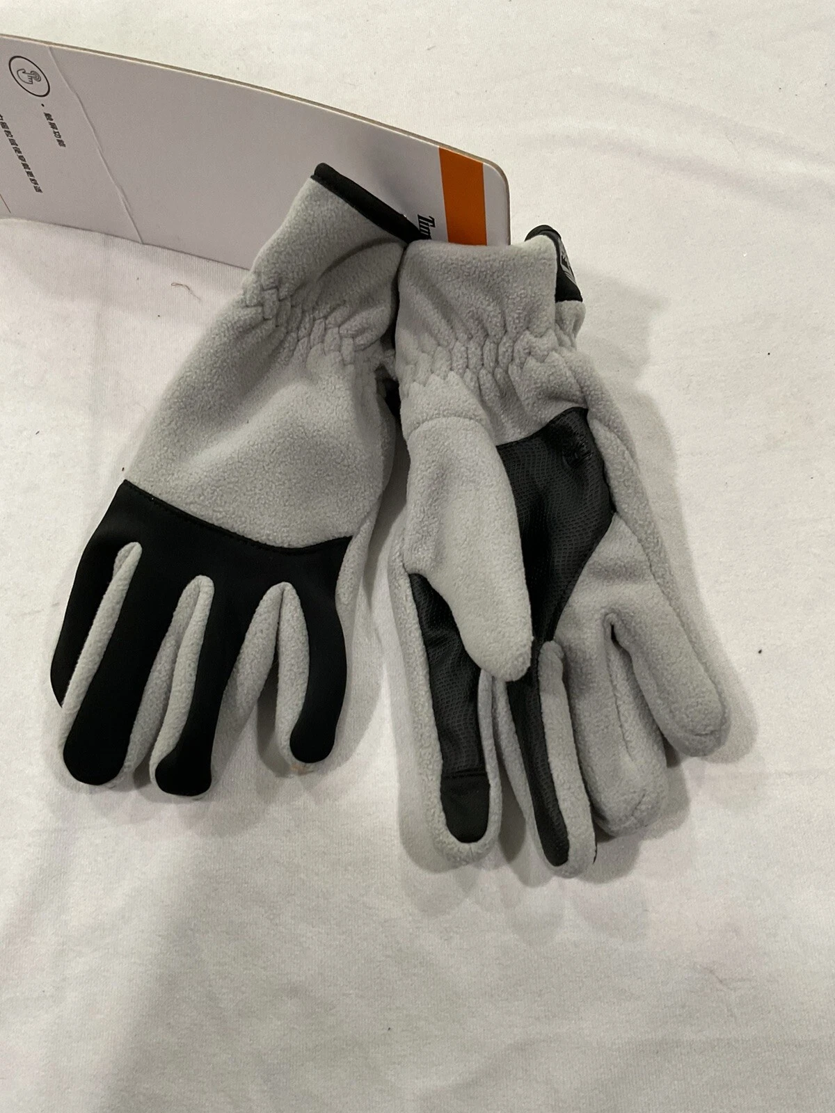 Timberland Men’s Gray Colored Fleece Gloves