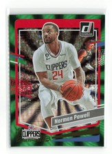 Norman Powell #136 2023-24 PANINI DONRUSS CLIPPERS GREEN LASER