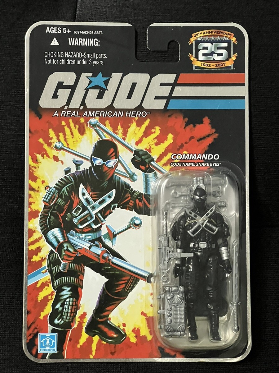 Hasbro G.I. Joe スネークアイズ Ninja Commando Amazon.com: G.I. Joe The Rise of Cobra 3 3/4 Action Figure