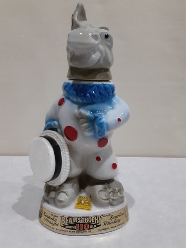 Vintage 1968 Jim Beam Political Decanter Republican Elephant W/Hat And labels