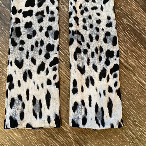 NWT DOLCE & GABBANA DG Blue/Grey Leopard Print Wool Long Gloves - Small $595 - Picture 7 of 10