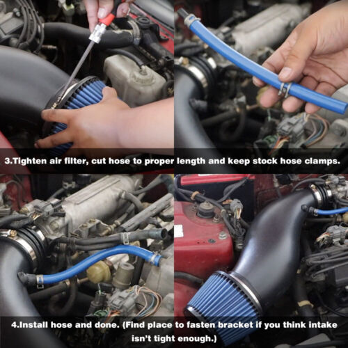 For 92-00 Honda Civic 94-01 Acura Integra EG EK DC Air Filter Real Carbon Fiber - Foto 4 di 11
