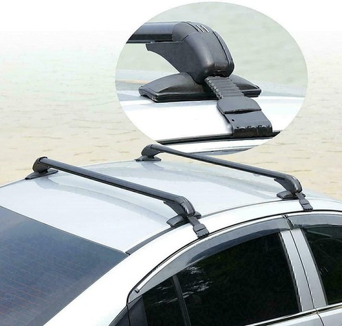 NUEVO Portaequipajes de aluminio para Toyota Prius barra transversal de techo 41,3" con cerradura - Imagen 3 de 11