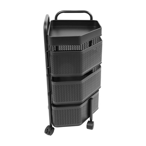 Kitchen Rotary Storage Rack 3-layer Detachable Basket Storage Rack For Fruit New - Picture 18 of 21