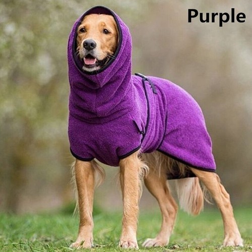 Winter Pet Dogs Warm Sweater Clothes Puppy Lurcher Coat Fleece Hoodies Jacket - Picture 27 of 59