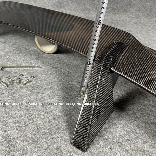 For Kia Stinger 2018-2023 DUCKBILL REAL CARBON FIBER REAR TRUNK SPOILER WING - Picture 12 of 20