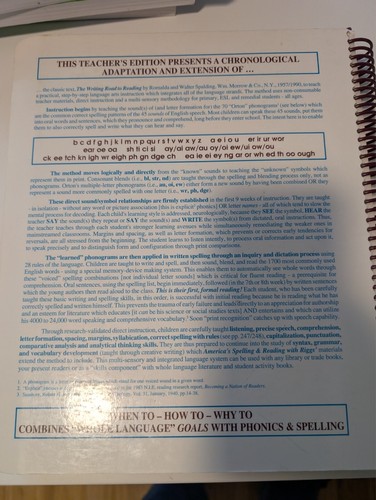 AMERICA'S SPELLING & READING WITH RIGGS: TEACHER'S EDITION By Myrna T Mcculloch - Foto 2 di 2