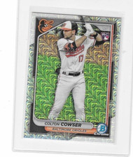 2024 Bowman Chrome Colton Cowser RC #33 - MEGA Baltimore Orioles