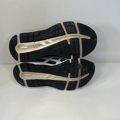 Children's Asics Shoes Contend 6, Size 4, Black, Blue Trim, Lace Ups, # 1014A086 - Picture 9 of 9