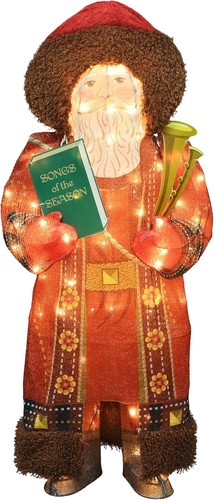 36 Inch Hallmark Father Christmas Decoration Holiday Outdoor LED Yard Decor - Picture 2 of 4