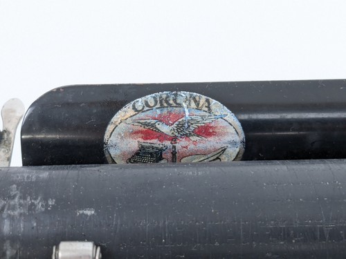CORONA Schreibmaschine klapp-/tragbar Typewriter + Koffer Reiseschreibmaschine - Bild 8 von 24