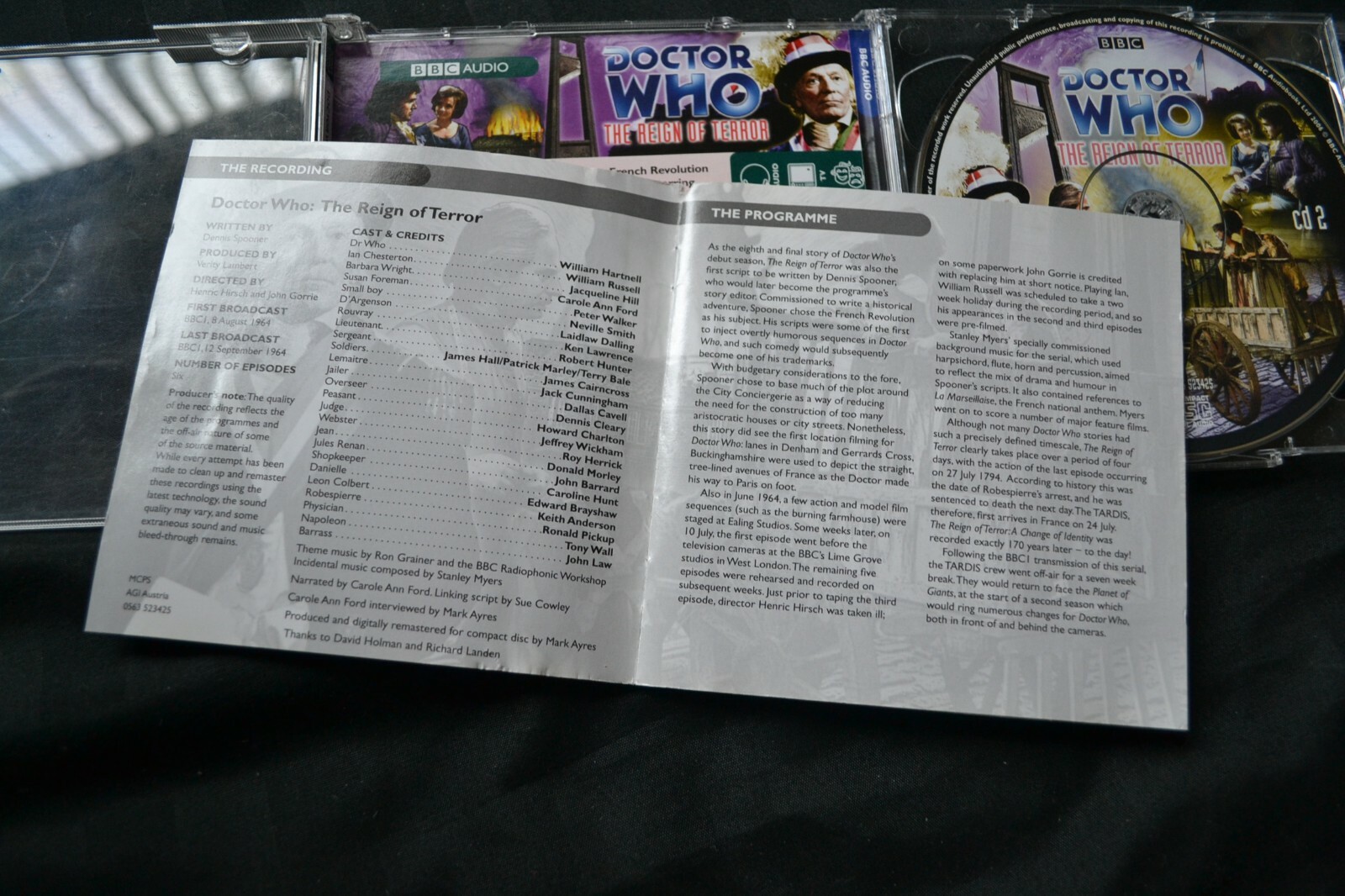 CD Audiobook Doctor Who BBC Soundtrack - The Reign of Terror 1st 2006 - Picture 7 of 9