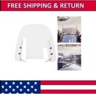 17"x15" Universal Motorcycle Windshield Acrylic For Yamaha Honda Scooter Moped