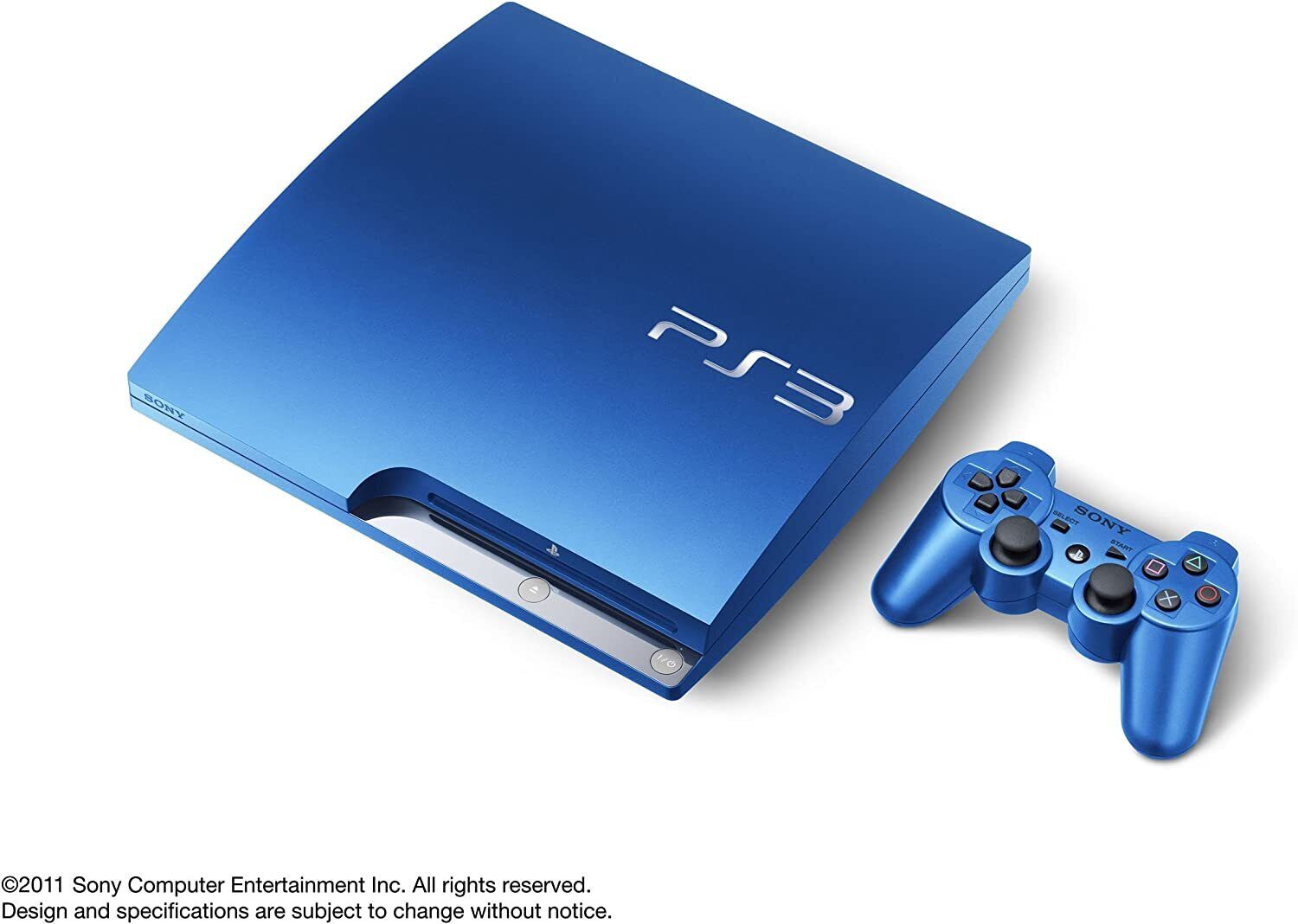 SONY PS3 PlayStation 3 GB CECH Splash Blue Game Console