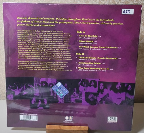 EDGAR BROUGHTON BAND REVOLT - LIVE - 2 X 10" - PURPLE VINYL (NEW&SEALED) - Picture 2 of 2
