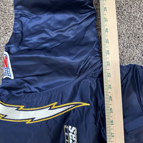 Giacca Bomber Vintage San Diego Chargers Anni 90 NFL Starter Raso Taglia Large Nuova con etichette - Foto 22 di 22