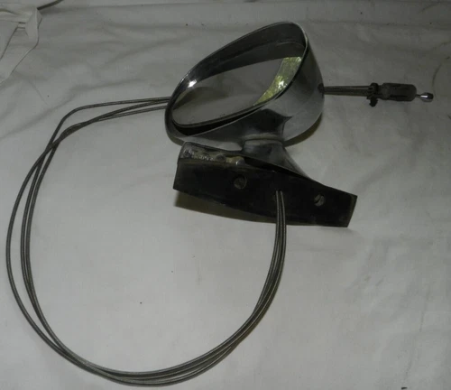 Original 1971 -72 Mopar E Body Challenger Barracuda Chrome LEFT Mirror #3548731