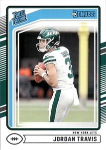 2024 Donruss Jordan Travis Aqueous Test SSP Rookie #349 (RC) 🔥 Jets