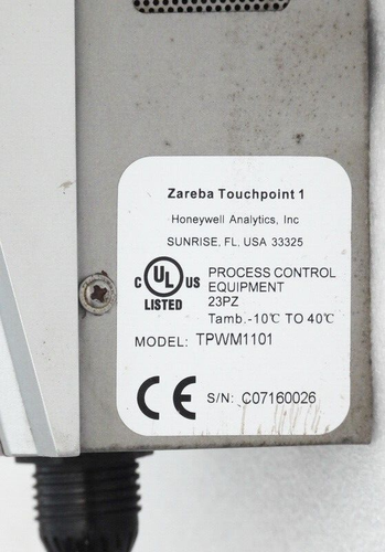 NOS NEW HONEYWELL ANALYTICS ZAREBA TOUCHPOINT-1 MODEL TPWM1101 - USA - Picture 6 of 9