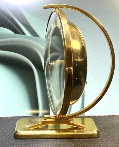 ART DECO 8 TAGE UHR TISCHUHR - DREHBARE MONTIERUNG - QUARZ UMBAU - Bild 4 von 11