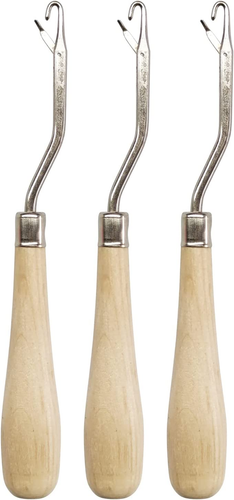 Latch Hook Tools, 3Pack Wooden Bent Latch Hooks - Picture 8 of 12