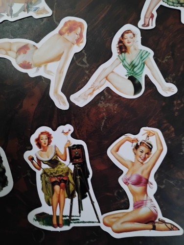 Pin Up Aufkleber 10er Set Lot2 - Bild 7 von 9