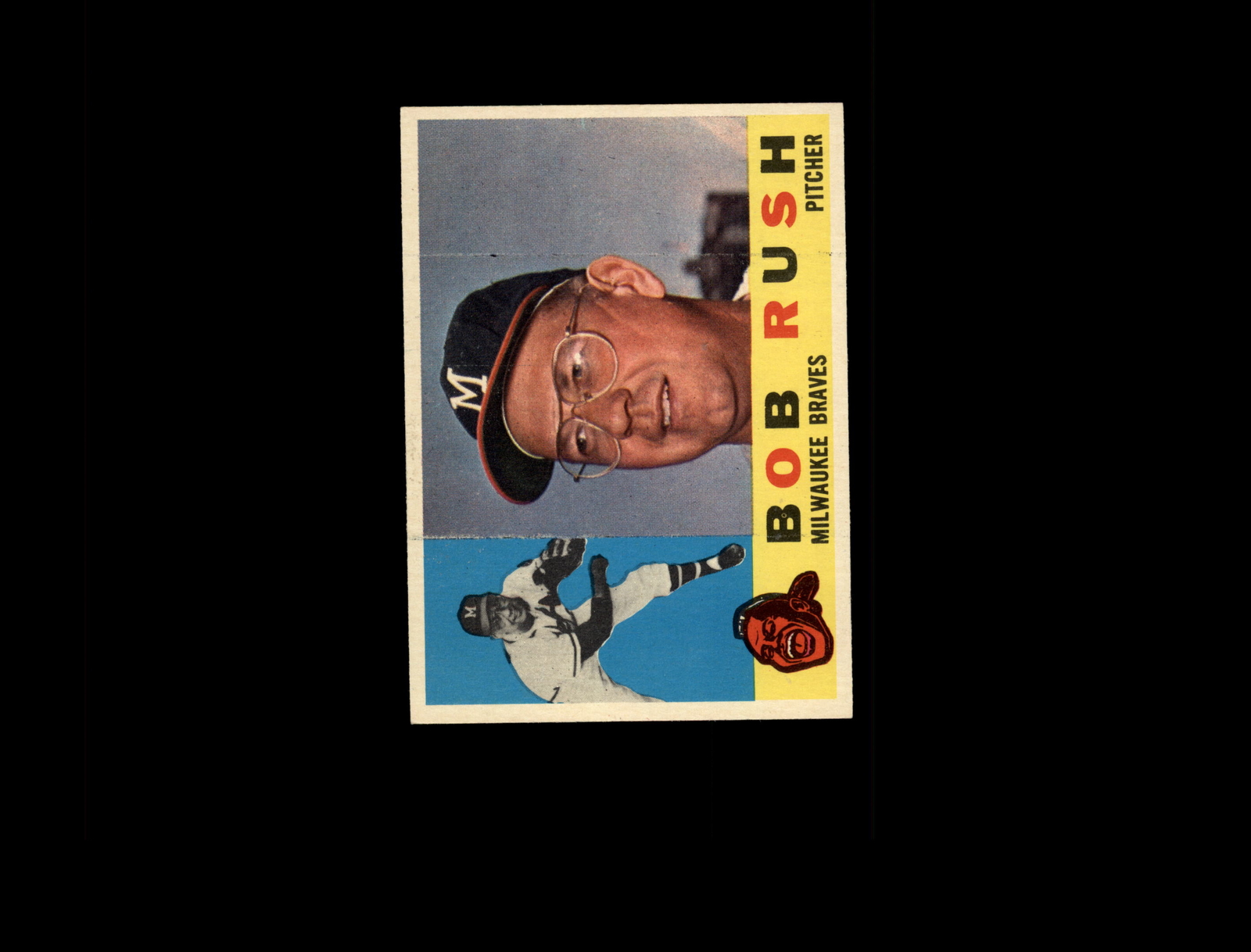 1960 Topps 404 Bob Rush Gray Back EX #D549163