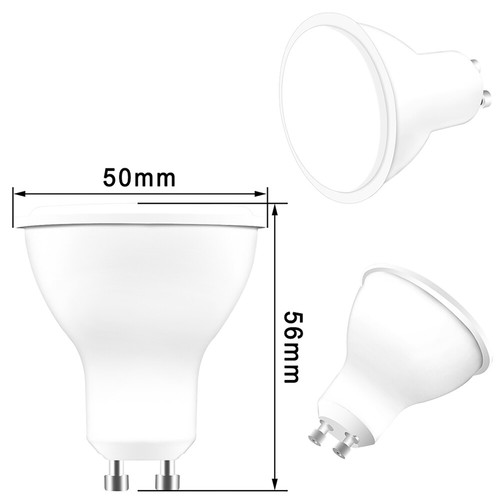 8W GU10 RGB LED Light Bulb Dimmable Colour Changing Remote Spotlight Downlight - Picture 4 of 13