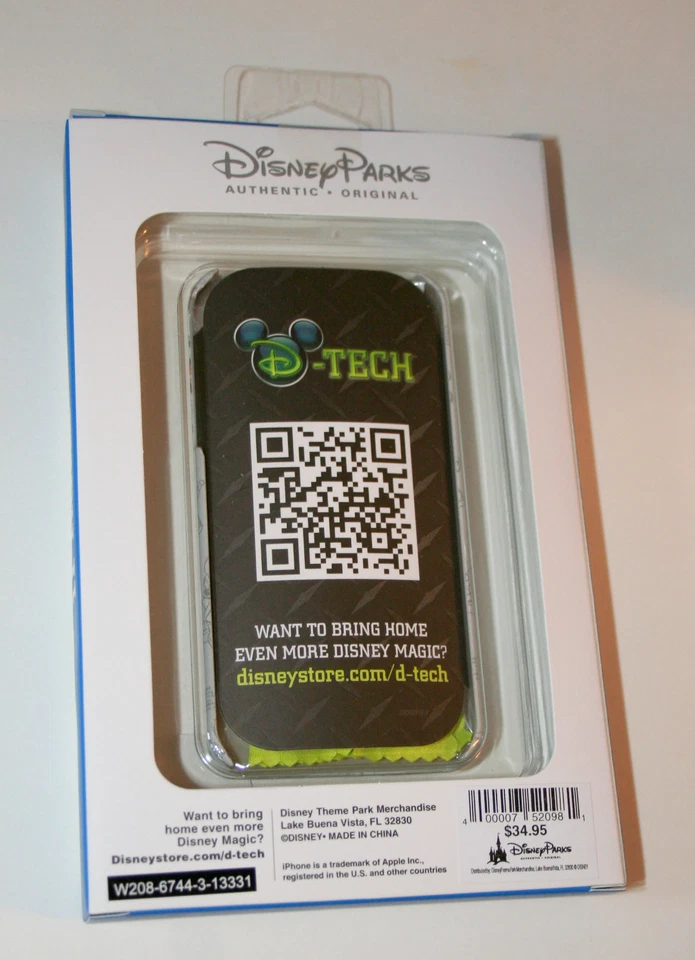Disney Parks Minnie Mouse D-Tech Exclusivo iPhone Estuche 4 S Sellado Nuevo de Lote Antiguo Foto 2 de 2