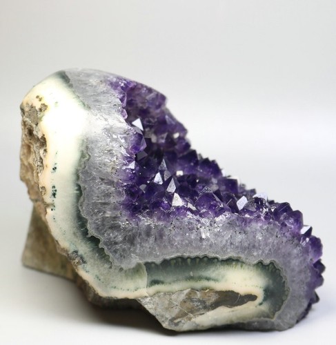 Cristallo di quarzo ametista naturale 1,28 libbre grappolo pietra geode esemplare minerale - Foto 9 di 12