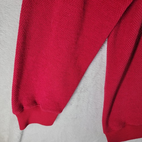 Baxter Wells Womens Red Embroidered Fall Sweatshirt Pullover Long Sleeve Size 1X - Picture 4 of 9