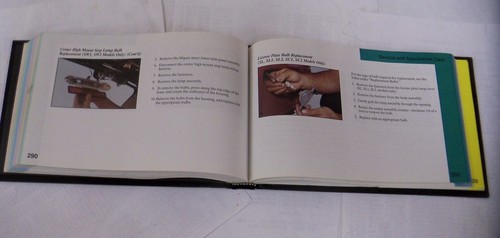 1994 SATURN OWNER'S MANUAL HARDCOVER, HANDBOOK 2/PC SET / VERY GOOD CONDITION - Picture 4 of 5