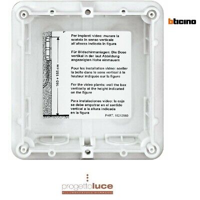Bticino 350010 Scatola da Incasso 1 Modulo Bticino 350010 Scatola da Incasso 1 Modulo